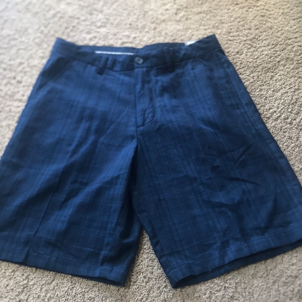 NWT Ashworth men’s plaid shorts sz 32”